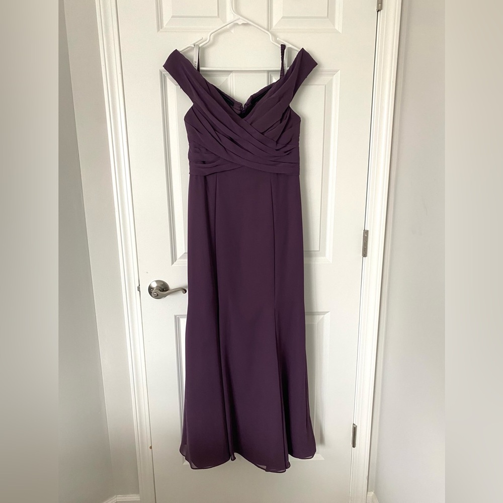 Azazie Plum Bridesmaids Dress | Size A8